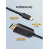 Vention Type-C–HDMI-kaapeli 2 m musta USB Type-C HDMI