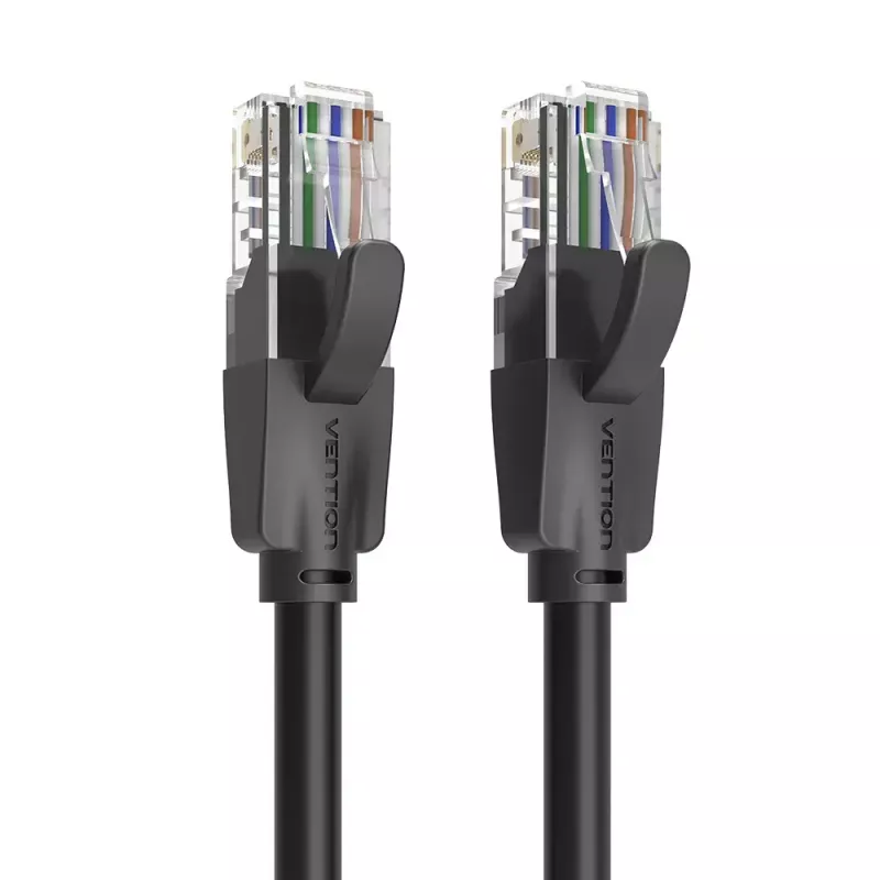 Vention Cat.6 UTP -verkkokaapeli 0,5 m musta RJ-45 1000 Mbit/s