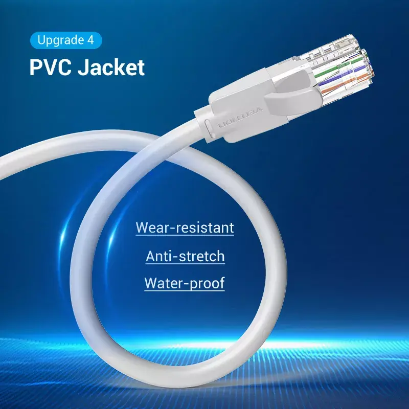 Verkkokaapeli Vention Cat.6 UTP verkkokaapeli 3M harmaa