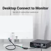 VGA–HDMI-muunnin Vention 0,15 m musta VGA HDMI Micro-USB audio