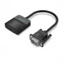VGA–HDMI-muunnin Vention 0,15 m musta VGA HDMI Micro-USB audio