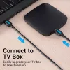 Vention COJBH USB 2.0 -kaapeli, USB-A-uros – USB-A-uros, 2 m, 2 A, musta