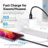Vention USB 2.0 A -uros - C -uros 3A -kaapeli 0,5 m musta