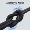 Vention USB 2.0 A uros - C uros 3A kaapeli 0.5M musta