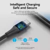 Vention USB 2.0 A uros - C uros 3A kaapeli 0.5M musta
