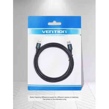 USB-A - USB-A -kaapeli Vention CONBD 0,5 m, USB 3.2 Gen 1 (5 Gbit/s), musta