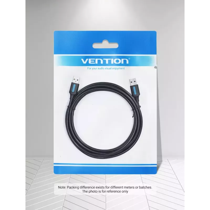 Vention CONBD USB 3.0 -kaapeli, USB-A-uros – USB-A-uros, 0,5 m, PVC, musta
