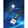 Vention CONBD USB 3.0 -kaapeli, USB-A-uros – USB-A-uros, 0,5 m, PVC, musta