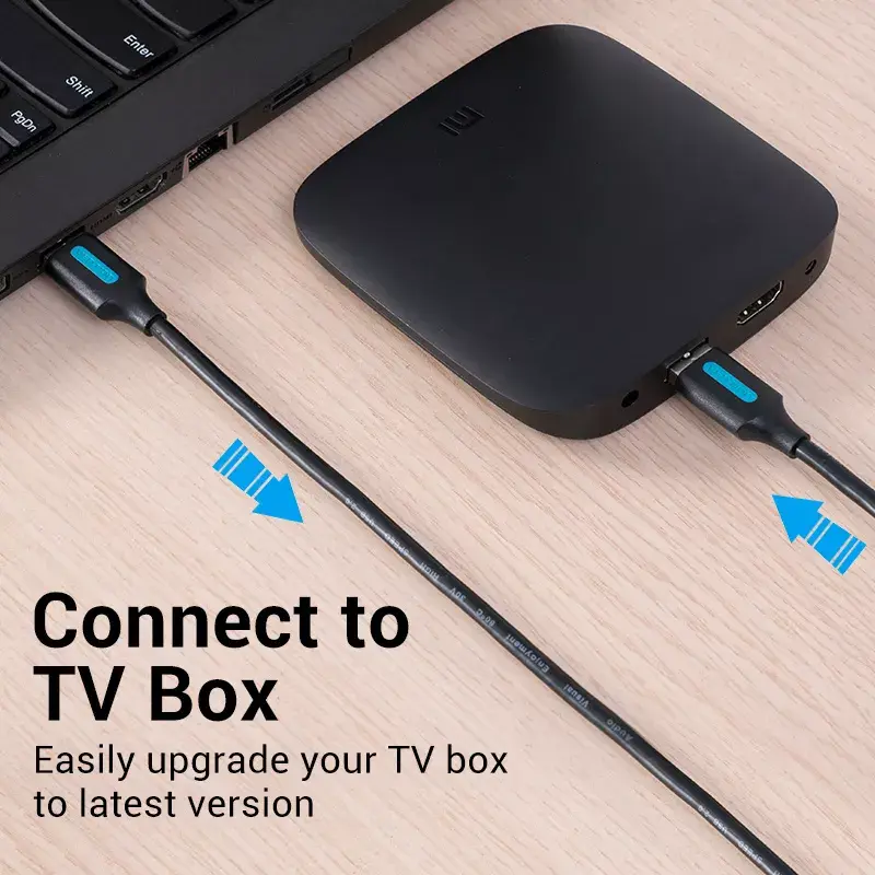 Vention CONBD USB 3.0 -kaapeli, USB-A-uros – USB-A-uros, 0,5 m, PVC, musta