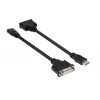 CLUB3D HDMI - DVI Single Link passiivinen adapteri 0,40 m HDMI DVI