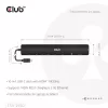 CLUB3D 10-1 kannettava telakka USB Type-C® 10Gbps - HDMI™ 8K30Hz PD3.1 max. 140 wattia