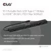 CLUB3D 10-1 kannettava telakka USB Type-C® 10Gbps - HDMI™ 8K30Hz PD3.1 max. 140 wattia