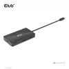 CLUB3D USB Gen2 Type-C - Dual DisplayPort 4k60Hz 7-in-1 HUB