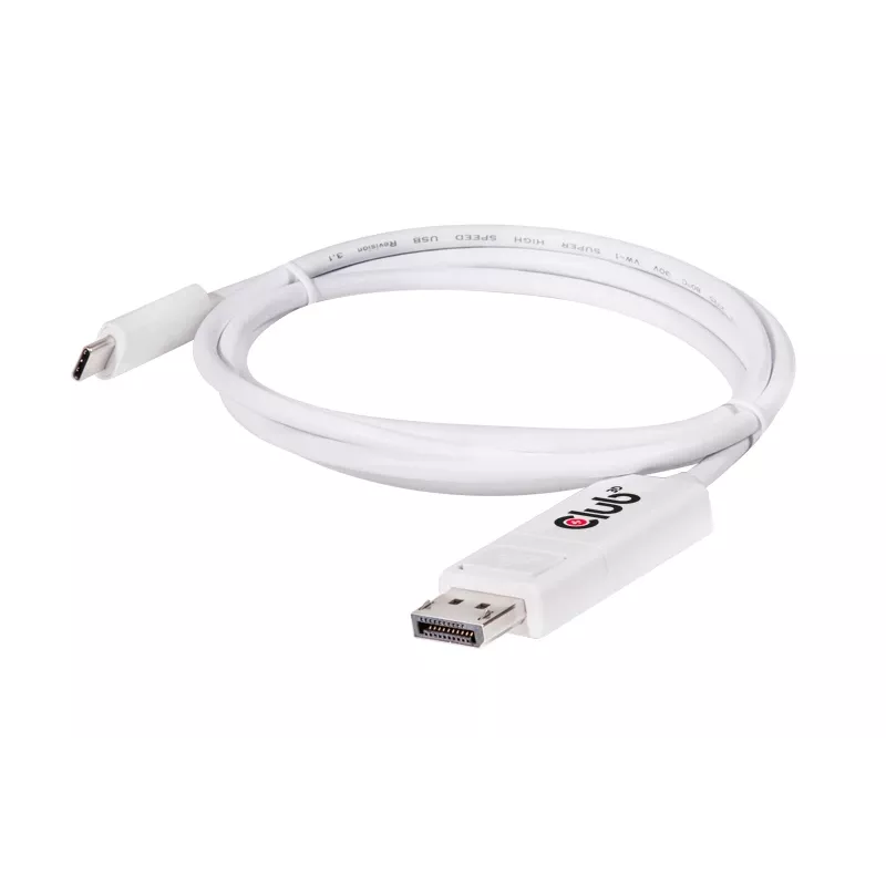 CLUB3D USB 3.1 Type-C -kaapeli - DisplayPort 1.2 UHD -adapteri