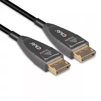 CLUB3D DisplayPort 1.4 Active Optical Cable yksisuuntainen 4K120Hz 8K60Hz M/M 20m/65.62ft