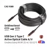 CLUB3D USB Gen 2 Type-C Active Optical -kaapeli A/V yksisuuntainen M/M 20 m