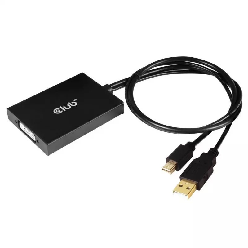 Aktiivinen adapteri MiniDisplayPort 1.2a - Dual Link DVI-D CLUB3D CAC-1130