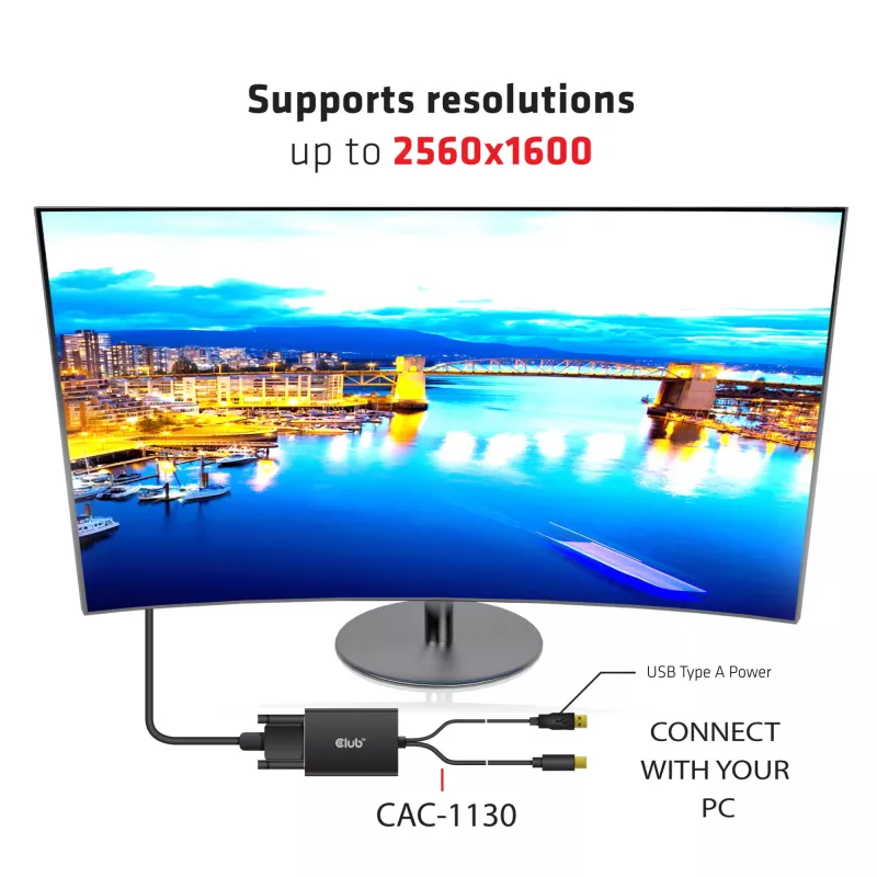 Aktiivinen adapteri MiniDisplayPort 1.2a - Dual Link DVI-D CLUB3D CAC-1130