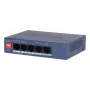 Dahua Technology CS4005-4ET1GT-36 verkkokytkin hallittava L2 Gigabit Ethernet (10/100/1000) Power over Ethernet (PoE) sininen
