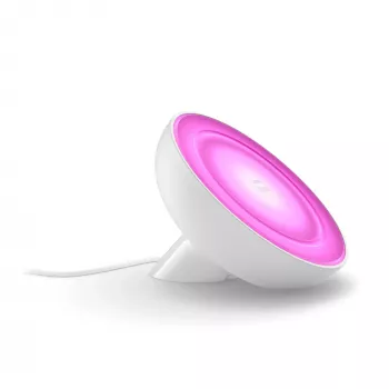 Philips Hue White and Colour Ambience Bloom -pöytävalaisin, älykäs pöytävalaisin, ZigBee, valkoinen, integroitu LED, metalli, ei vaihdettavat polttimot