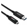 Lindy 25 m USB 3.2 Gen 1 tyyppi A – C kuituhybridikaapeli