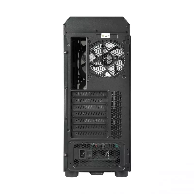 Chieftec Scorpion 3 GL-03B-OP Midi Tower -tietokonekotelo, ATX/MicroATX/Mini-ITX, musta, RGB, lasipaneelit