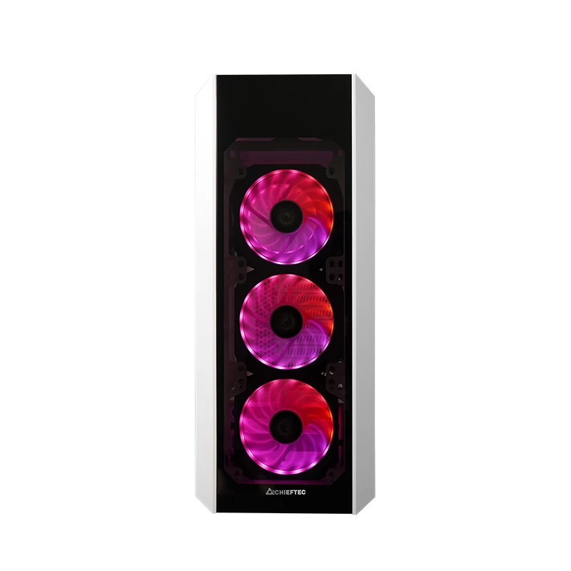 Chieftec GL-03W-OP tietokonekotelo Midi Tower valkoinen