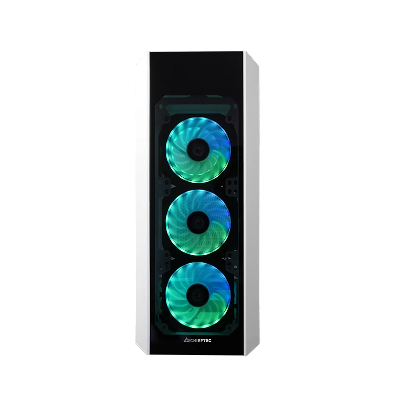 Chieftec GL-03W-OP tietokonekotelo Midi Tower valkoinen