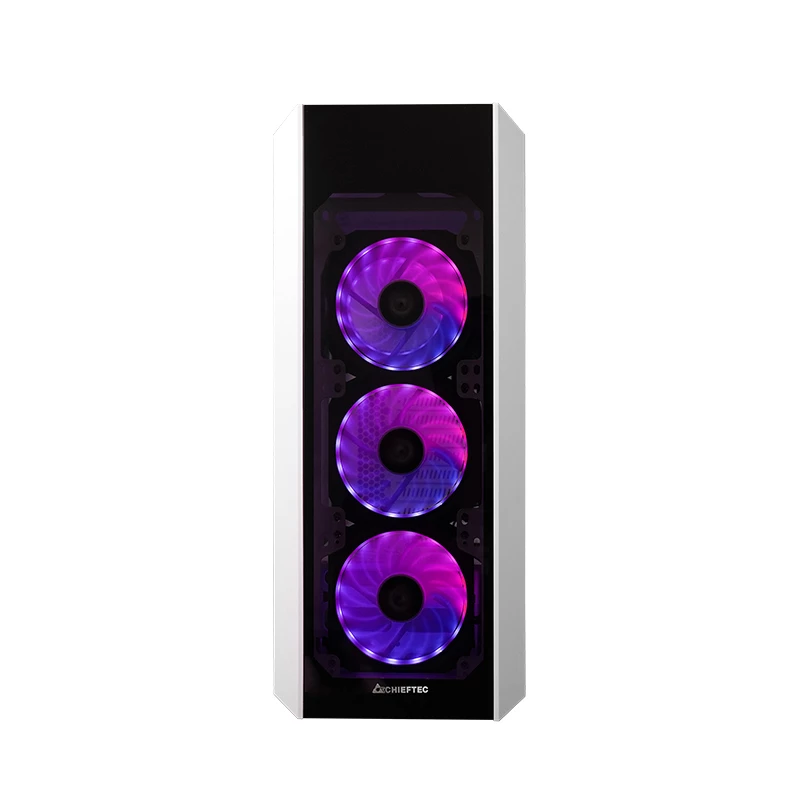 Chieftec GL-03W-OP tietokonekotelo Midi Tower valkoinen