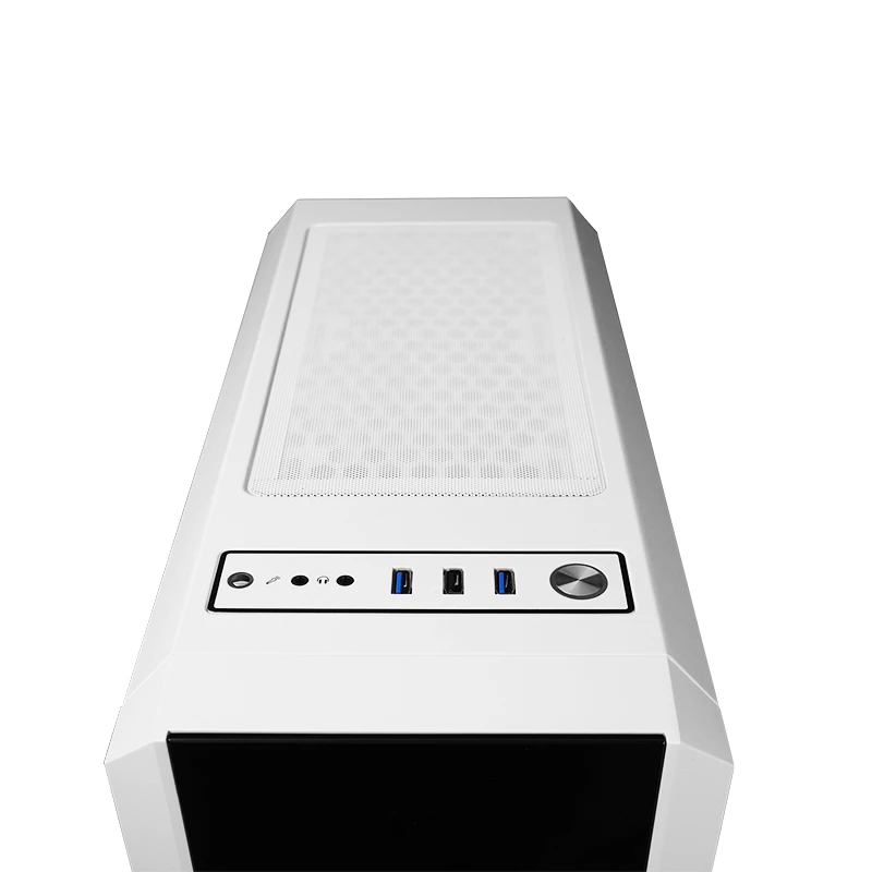 Chieftec GL-03W-OP tietokonekotelo Midi Tower valkoinen