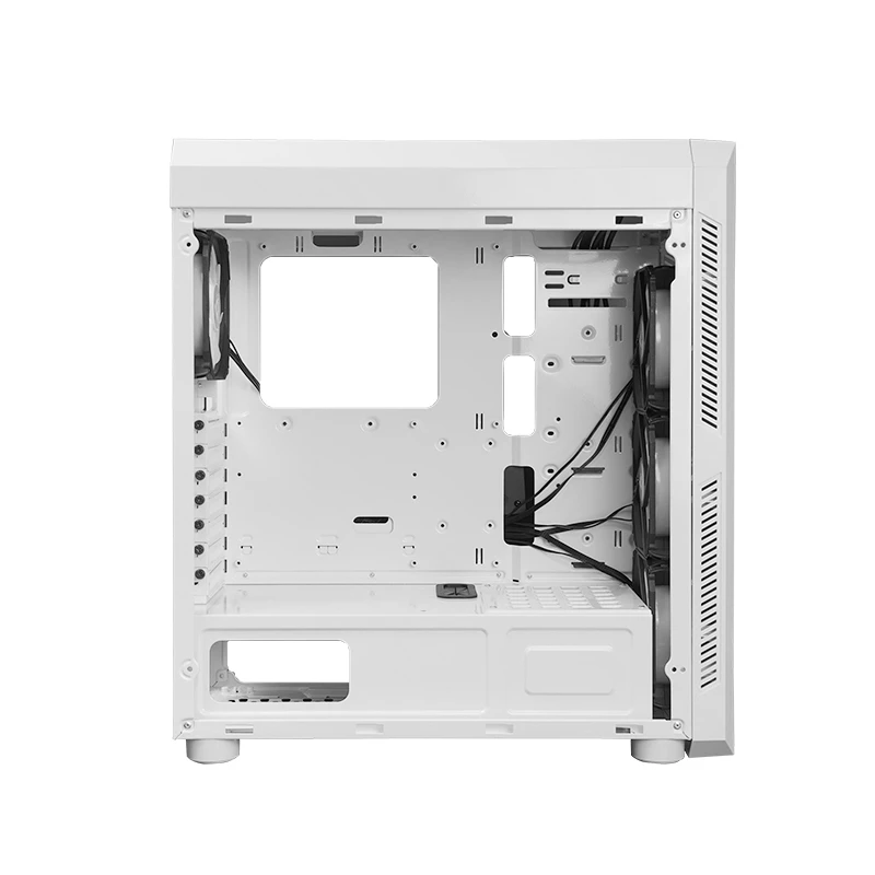 Chieftec GL-03W-OP tietokonekotelo Midi Tower valkoinen
