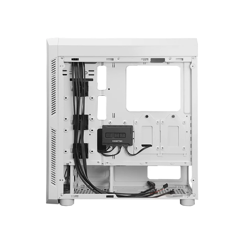 Chieftec GL-03W-OP tietokonekotelo Midi Tower valkoinen