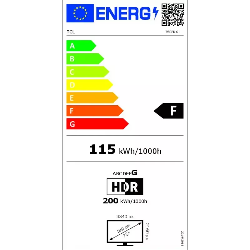 Televisio TCL P8K 75
