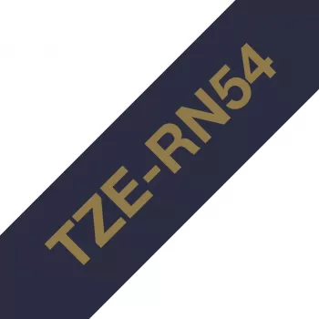 Brother TZE-RN54 tulostinauha kulta laivastonsininen