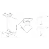 Multibrackets M Universal Projector Ceiling Mount 900-1600 with Finetune