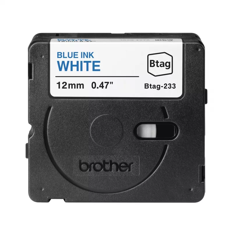 Brother BTAG-233 tulostinauha sininen valkoinen