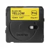 Tulostinauha Brother BTAG-631 musta keltainen 1,2 cm 4 m