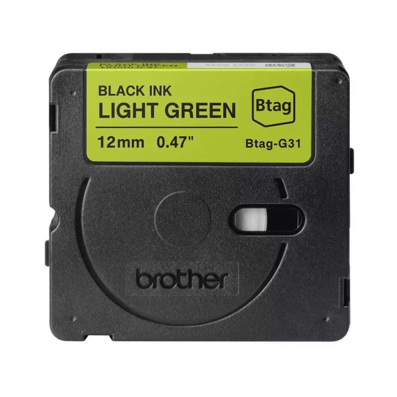 Brother BTAG-G31 tulostinauha musta vihreä 1,2 cm 4 m
