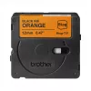 Tulostinauha Brother BTAG-T31 musta oranssi 1,2 cm 4 m