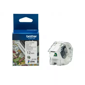 Jatkuva tarra Brother CZ-1002 1,2 cm x 5 m mustesuihku