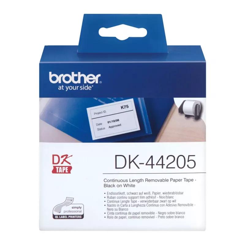 Irrotettava paperinauha Brother DK44205