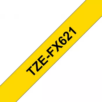 Brother TZE-FX621 merkkinauha musta keltaiselle