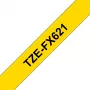 Brother TZE-FX621 merkkinauha musta keltaiselle