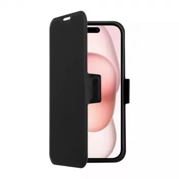 Lompakkokotelo Screenor 30149SC iPhone 16 musta 15,5 cm