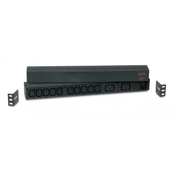 APC RACK PDU BASIC 1 U 16A 230V virranjakoyksikkö (PDU) 12 AC-lähtöä 0U/1U musta