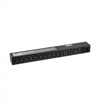 APC RACK PDU BASIC 1 U 16A 230V virranjakoyksikkö (PDU) 12 AC-lähtöä 0U/1U musta