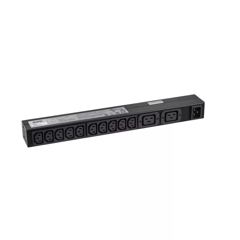 APC RACK PDU BASIC 1 U 16A 230V virranjakoyksikkö (PDU) 12 AC-lähtöä 0U/1U musta