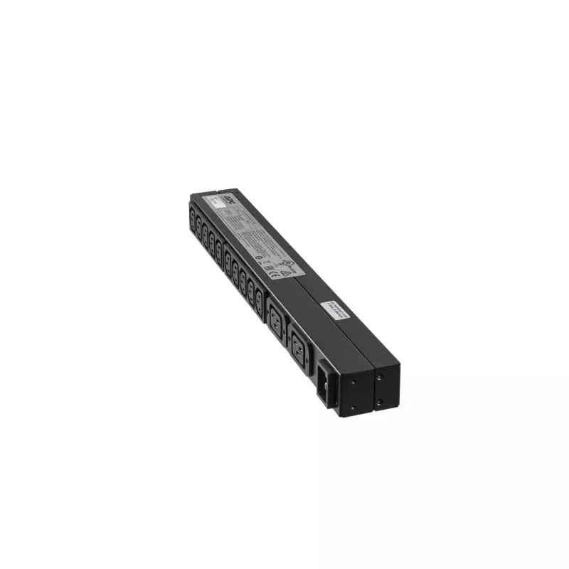APC RACK PDU BASIC 1 U 16A 230V virranjakoyksikkö (PDU) 12 AC-lähtöä 0U/1U musta