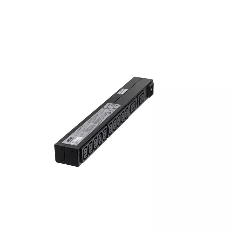 APC RACK PDU BASIC 1 U 16A 230V virranjakoyksikkö (PDU) 12 AC-lähtöä 0U/1U musta