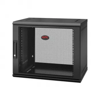 APC NetShelter WX AR109SH4 - 9U, 19 tuuman patch-kaappi, seinäasennus, esikoottu, 400 mm syvä